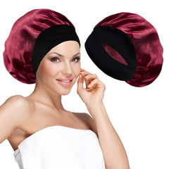 Women's Silky Satin Head Scarf Hair Wrap Cap Hat Headband Sleeping Bonnet