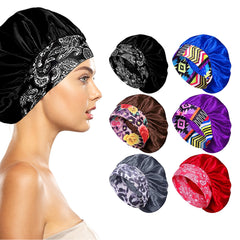 Women's Silky Satin Head Scarf Hair Wrap Cap Hat Headband Sleeping Bonnet