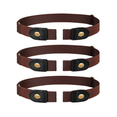 Buckle-Free Stretch Belt for Men & Women (1-Pack or 3-Pack) – Adjustable Elastic Waist Belt for Jeans, Pants & Trousers – No Buckle Comfort Belt (Fits 24”–34”)