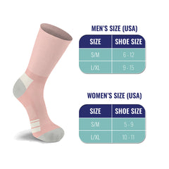 6-Pairs: Cotton Diabetic Crew Socks for Women – Loose Fit, Non-Binding Extra Wide Top | Breathable, Stay-Up Comfort for Edema, Neuropathy & Circulation