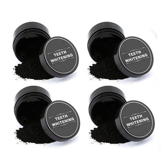 Activated Charcoal Teeth Whitening Powder – 6-Month Supply, Natural & Vegan Tooth Whitener – Fluoride-Free Charcoal Powder for Stain Removal from Coffee, Tea & Wine