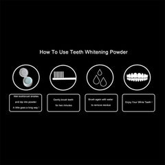 Activated Charcoal Teeth Whitening Powder – 6-Month Supply, Natural & Vegan Tooth Whitener – Fluoride-Free Charcoal Powder for Stain Removal from Coffee, Tea & Wine