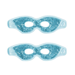 2-Pack Reusable Hot & Cold Gel Eye Mask – Cooling & Warming Therapy Eye Mask for Puffy Eyes, Dry Eyes & Relaxation – Adjustable Gel Bead Eye Wrap for Sleep & Eye Care