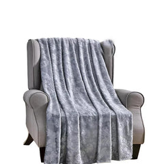 Cozy Vibes: Ultra Soft Versailles Microplush Throw Blanket – Lightweight All-Season 50" x 60" – Perfect for Couch, Bed & Travel – Machine Washable