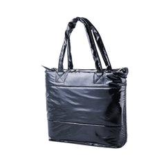Padded PU Leather Tote Bag for Women – Large Zip Top Shoulder Handbag with Waterproof Finish, Spacious Everyday Purse for Work, School, Shopping & Travel