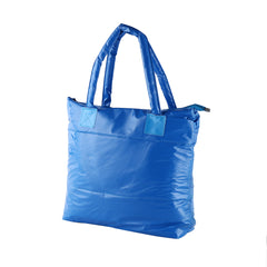 Padded PU Leather Tote Bag for Women – Large Zip Top Shoulder Handbag with Waterproof Finish, Spacious Everyday Purse for Work, School, Shopping & Travel